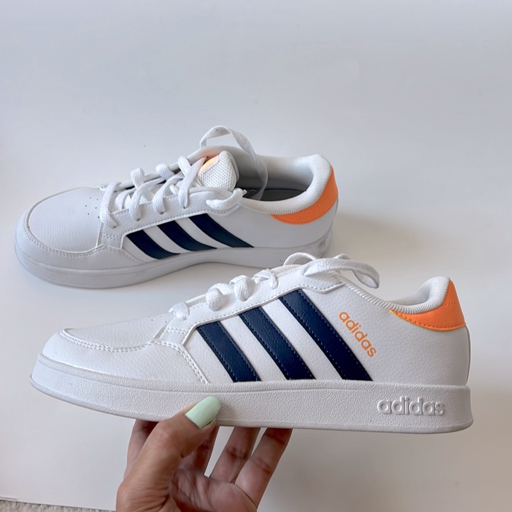 LIKE NEW Adidas Sneaker Neo Breaknet K White GW2889 youth kids classic 6